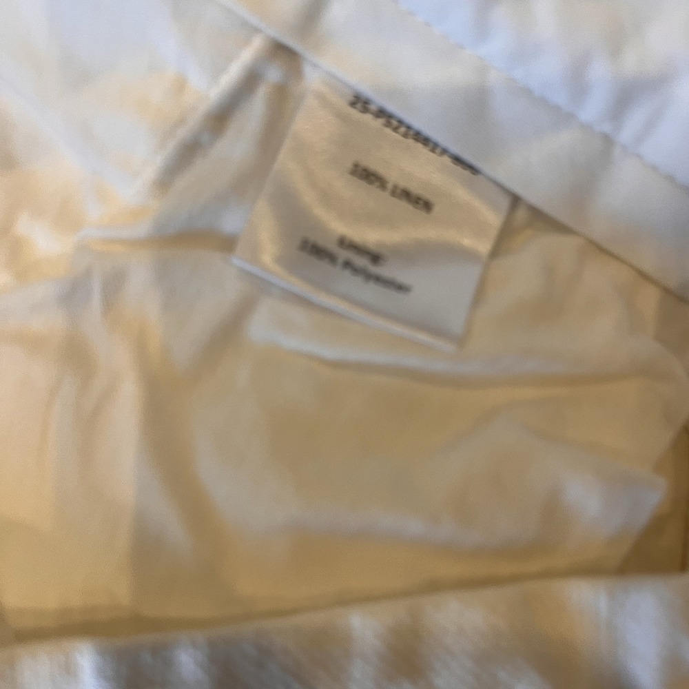 Todd Snyder Italian Linen White Sutton Trousers Size 36X34 Coastal Resort Career - Picture 8 of 11